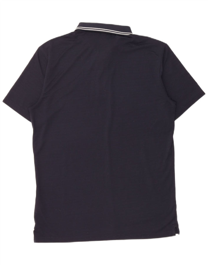 Polo da uomo Calvin Klein media poliestere blu navy