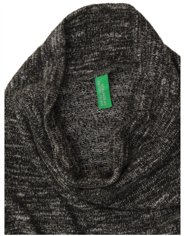 Abito a trapezio senza maniche da donna Benetton UK 8 piccolo grigio screziato