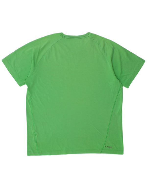 T-shirt grafica da uomo ADIDAS grande verde