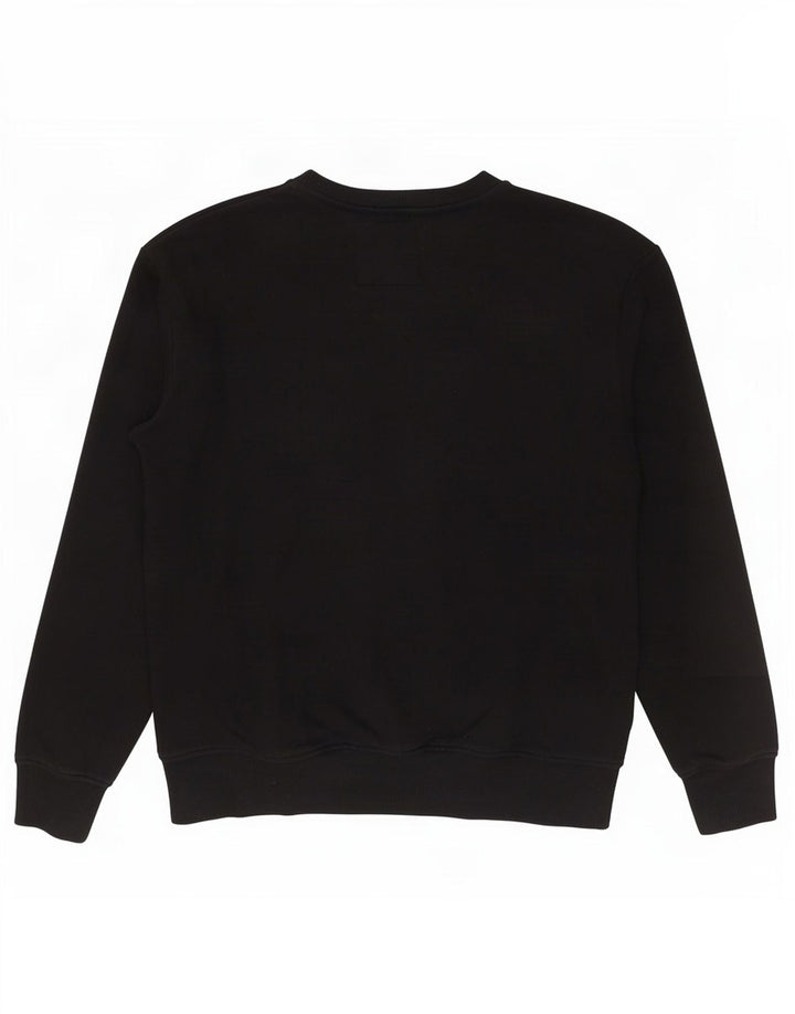 Felpa grafica da uomo G-Star Maglione grande cotone nero
