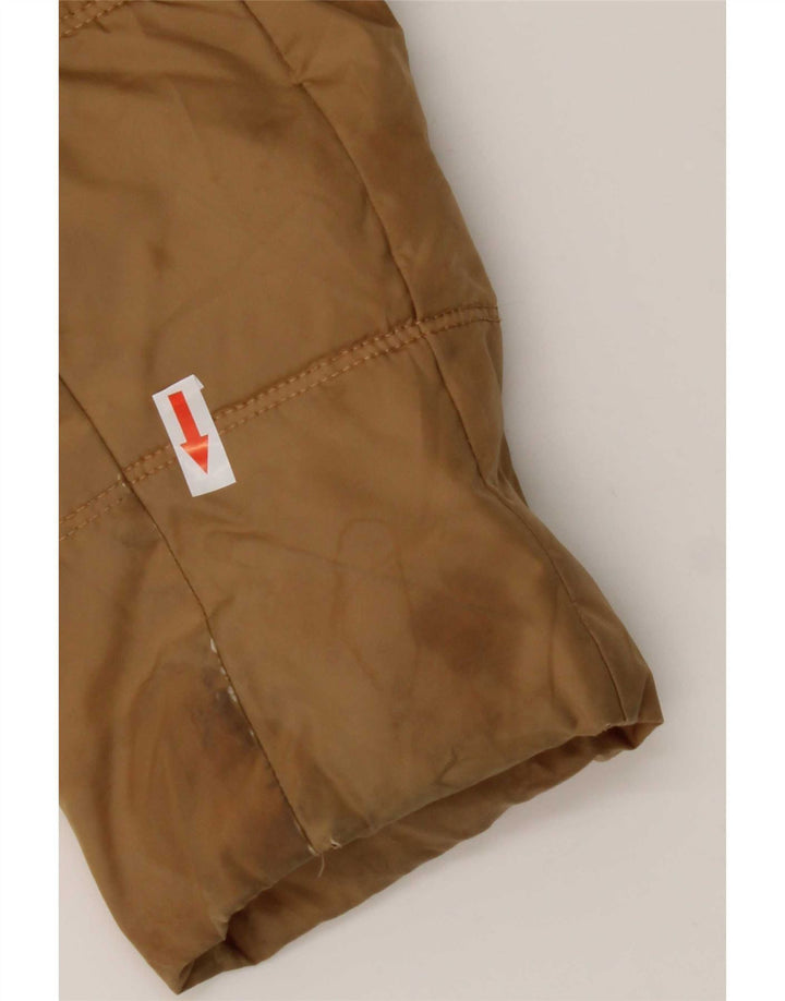 Cappotto imbottito con cappuccio da donna Tommy Hilfiger UK 10 piccolo poliestere marrone