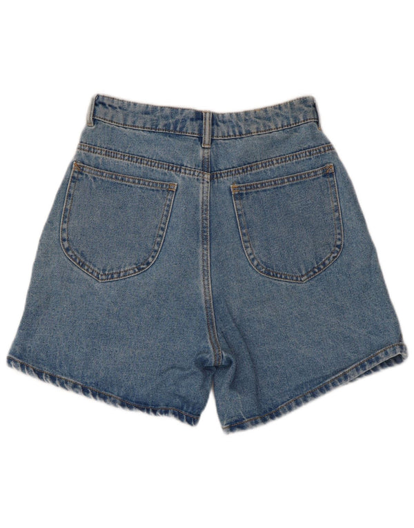 Pantaloncini di jeans a vita alta Trafaluc da donna Zara EU 34 2XS W24 Blu