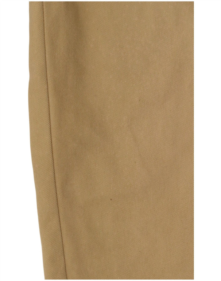 DOCKERS Pantaloni chino da uomo con pegging W32 L30 cotone beige