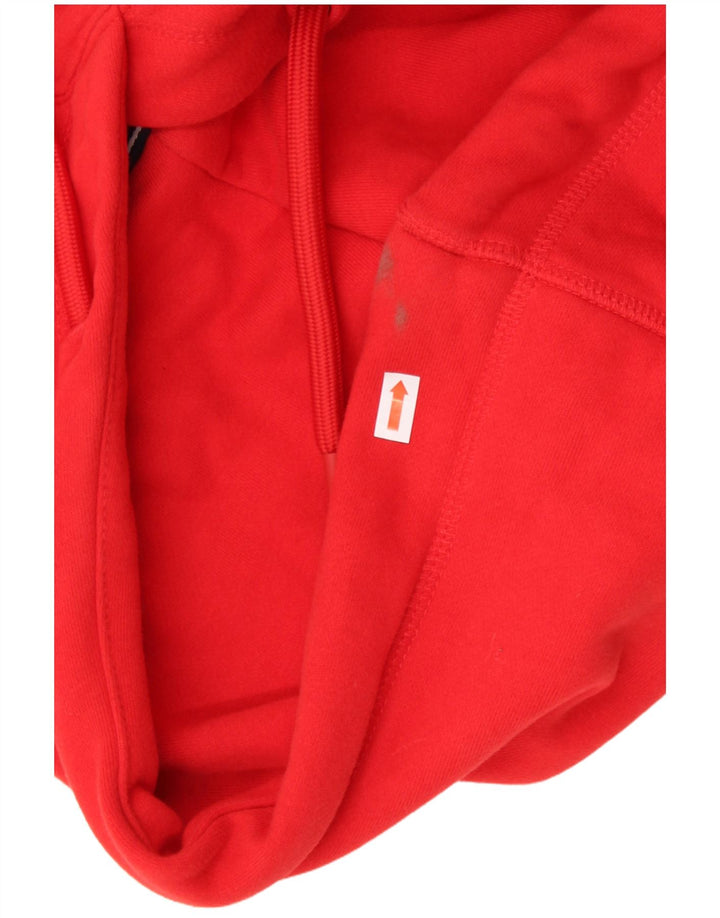 Maglione con cappuccio grafico da donna SUPERDRY UK 12 Medium Red Colourblock
