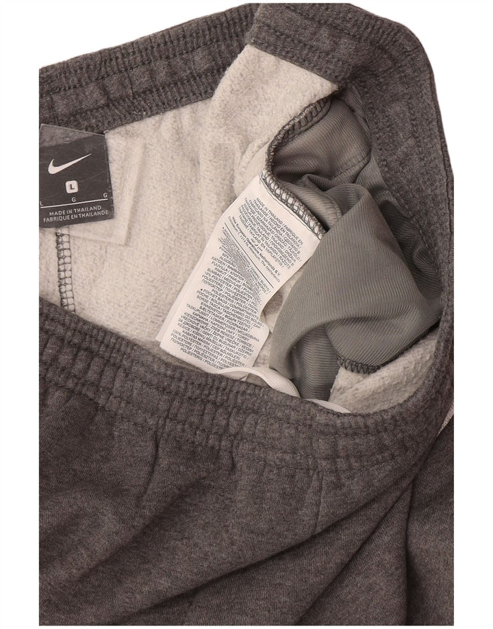 Pantaloni da tuta da uomo Nike Joggers grandi in cotone grigio