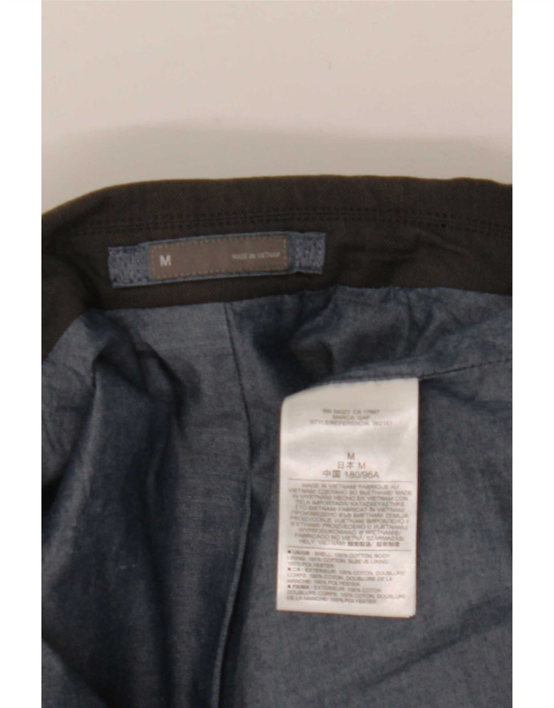 Giacca blazer da uomo a 2 bottoni Gap UK 38 Cotone grigio medio