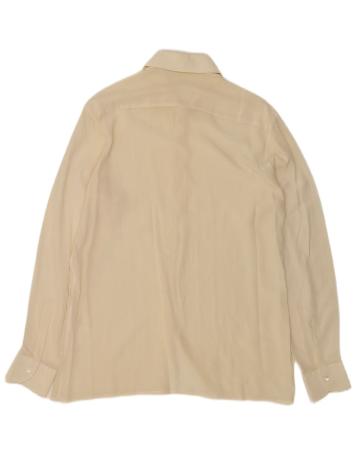 PLAY Camicia da uomo medio bianco sporco