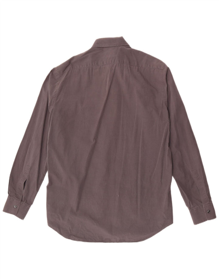 CALVIN KLEIN Camicia da uomo taglia 42 grande cotone grigio