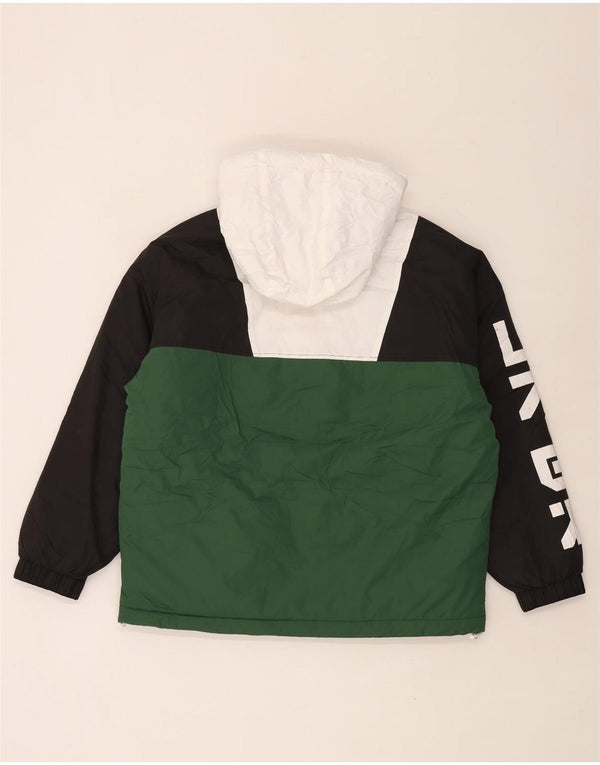 Giacca imbottita grafica da uomo Zara vestibilità ampia UK 36 piccola multicolore