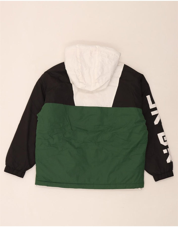 Giacca imbottita grafica da uomo Zara vestibilità ampia UK 36 piccola multicolore