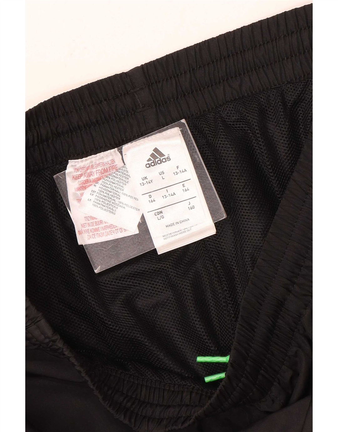 Pantaloni da tuta da ragazzo Adidas Joggers 13-14 anni Poliestere nero