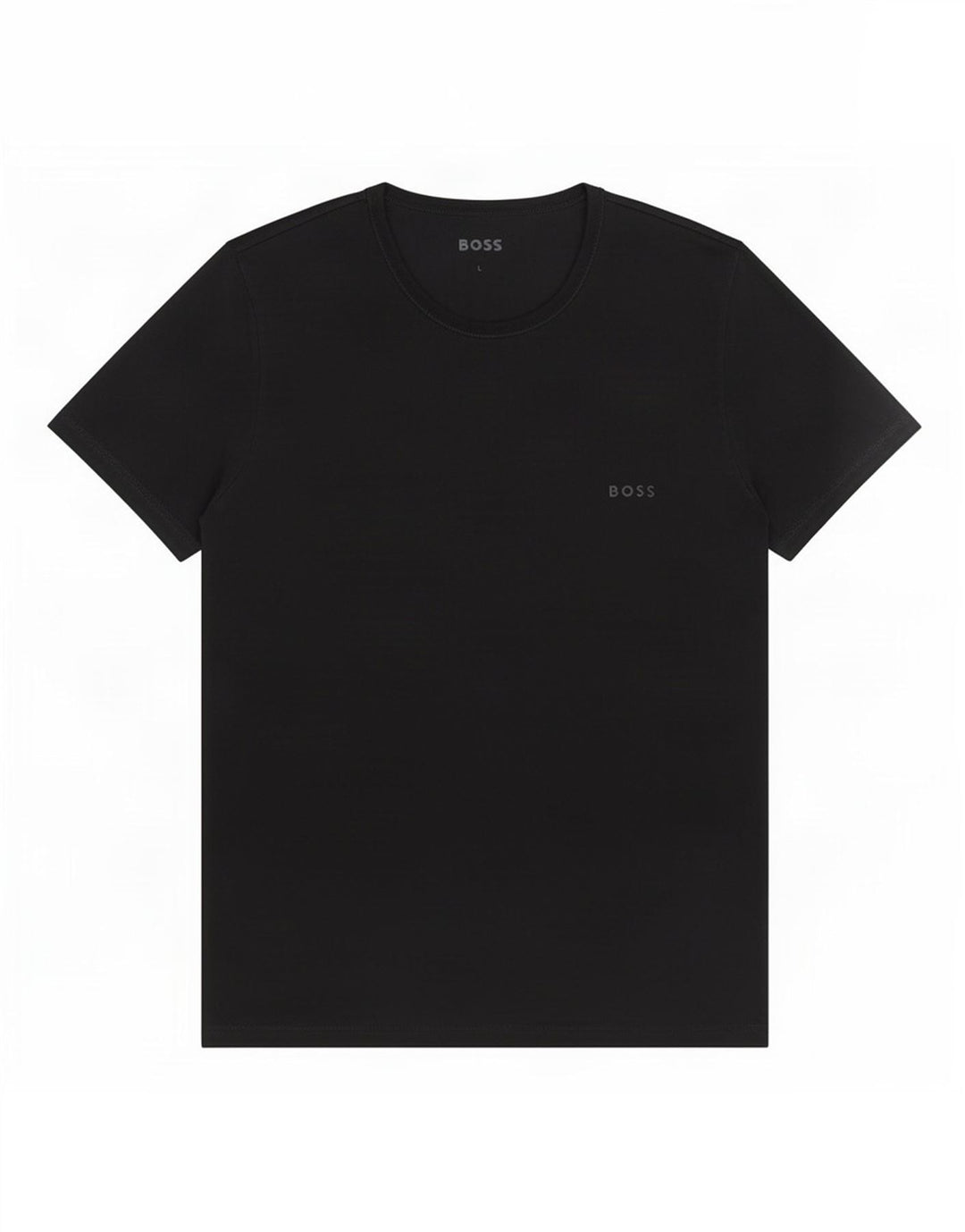T-shirt da uomo Hugo Boss Top grande in cotone nero
