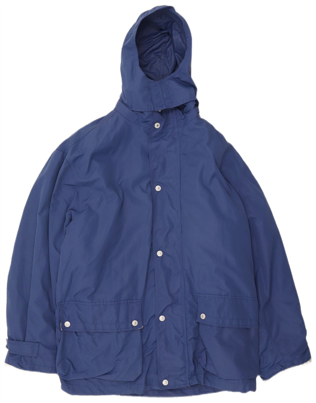 Giacca a vento con cappuccio da uomo American System UK 40 Large Blu Navy