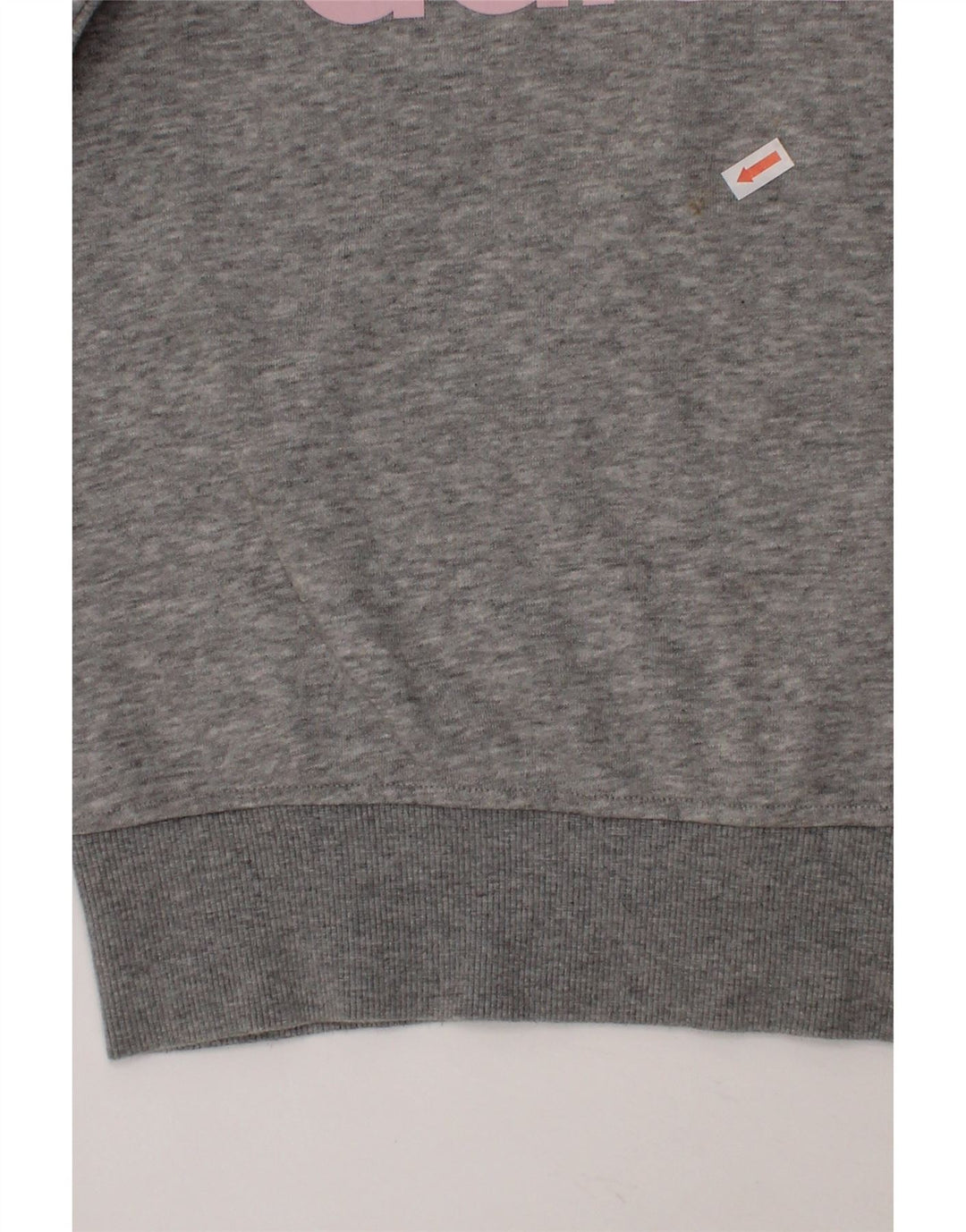 ADIDAS Girls Graphic Sweatshirt Jumper 11-12 Years Grey Vintage Adidas and Second-Hand Adidas from Messina Hembry 