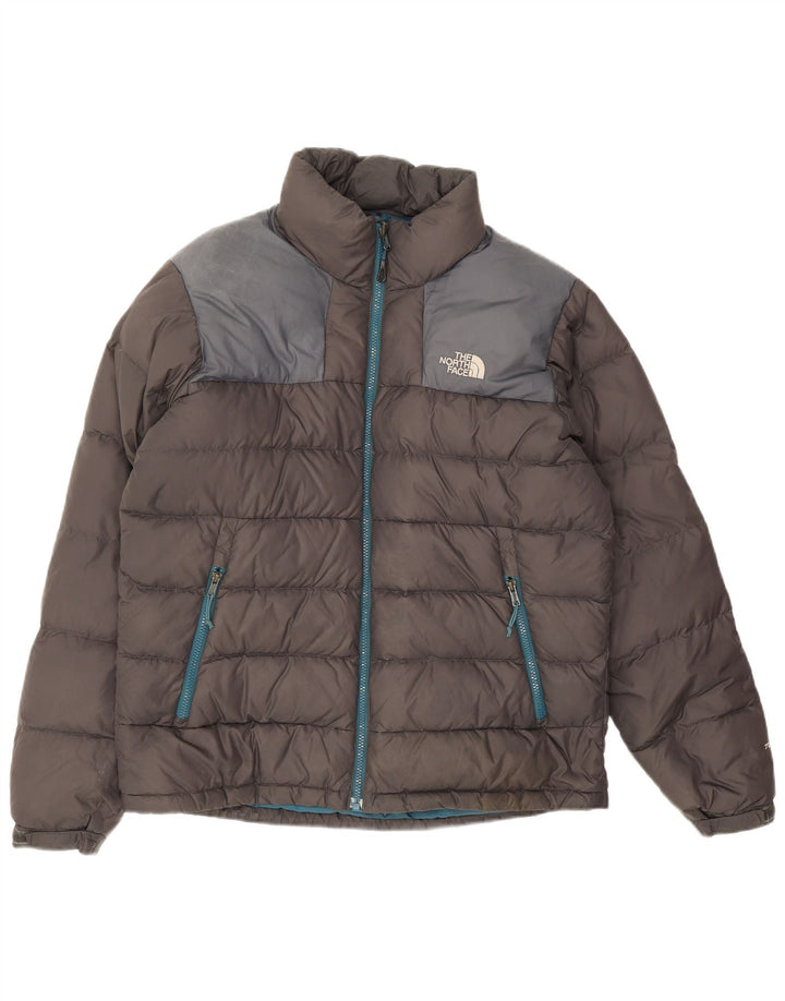 Giacca imbottita da uomo The North Face UK 38 Nylon color block grigio medio