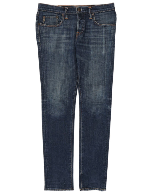 Jeans slim da donna ABERCROMBIE & FITCH W31 L32 cotone blu