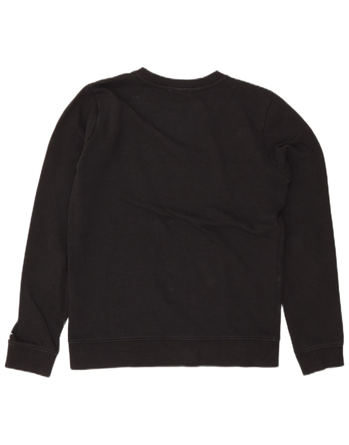 CALVIN KLEIN Felpa con grafica per ragazzi 15-16 anni in cotone nero