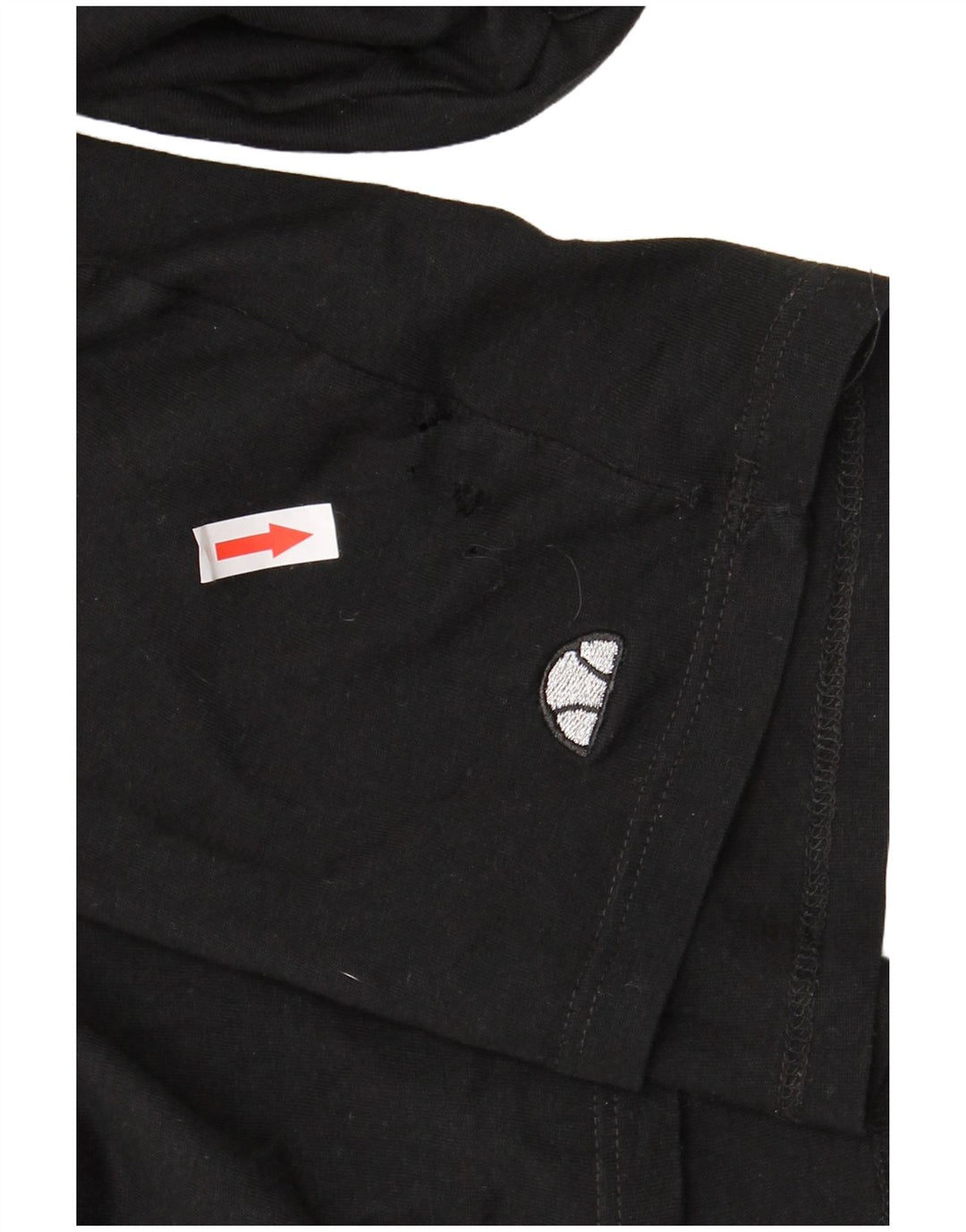 T-shirt grafica da donna ELLESSE Top UK 20 2XL cotone nero