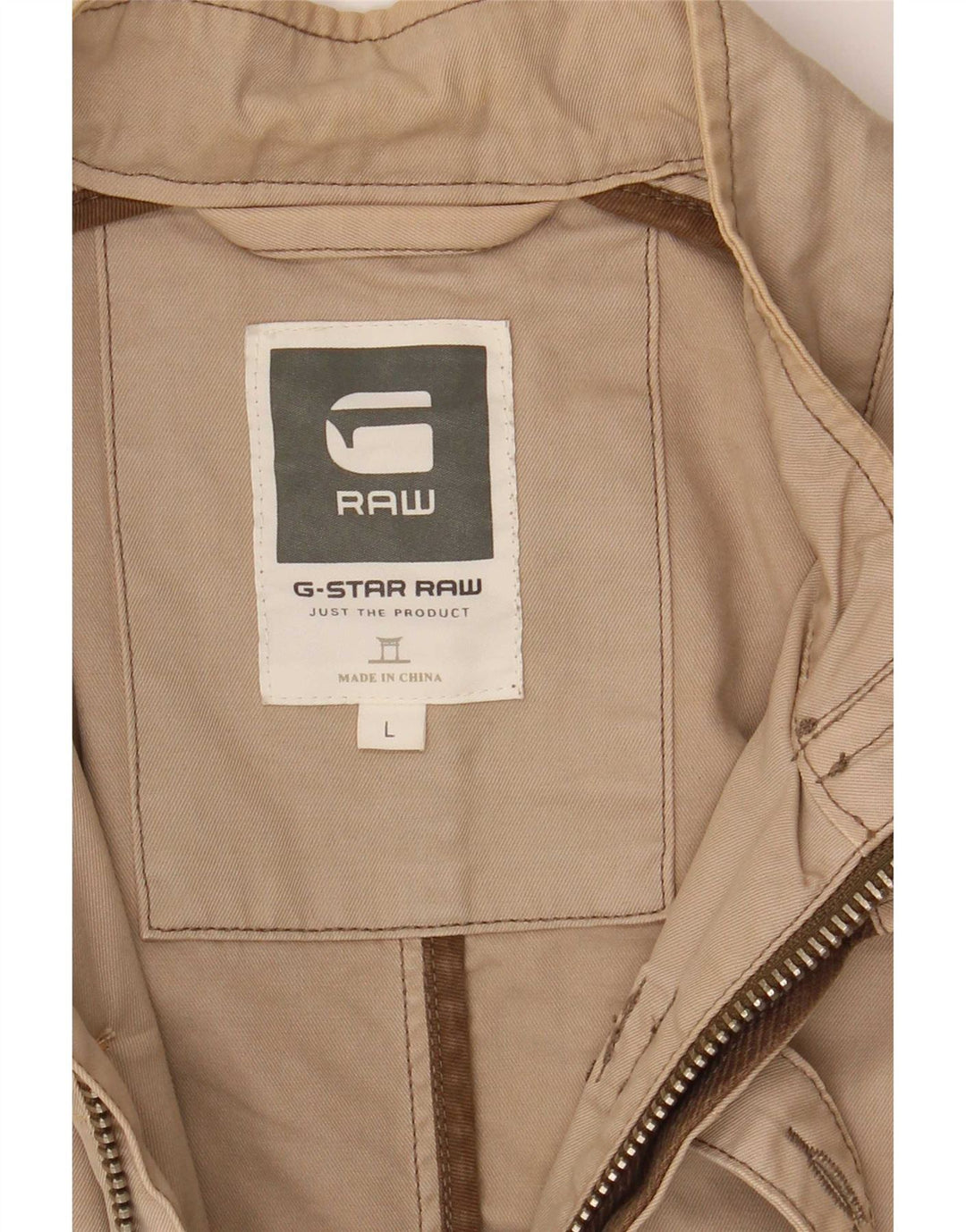 Giubbotto bomber da uomo G-Star UK 40 grande cotone beige