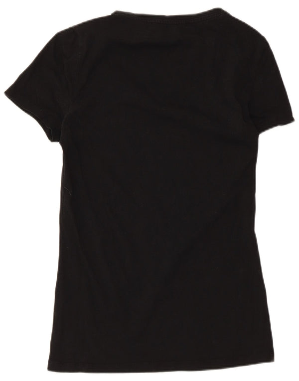 T-shirt grafica da donna Guess Top UK 8 Small Nera