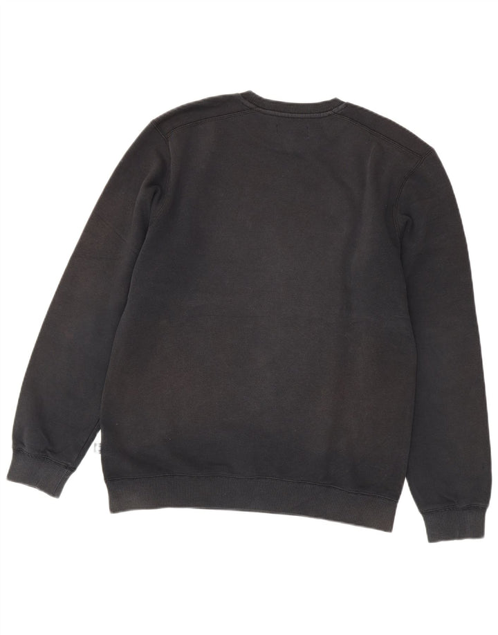 Felpa grafica da uomo Adidas Maglione piccolo cotone nero