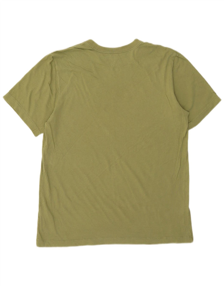 T-shirt grafica da uomo Nike Top in cotone verde medio