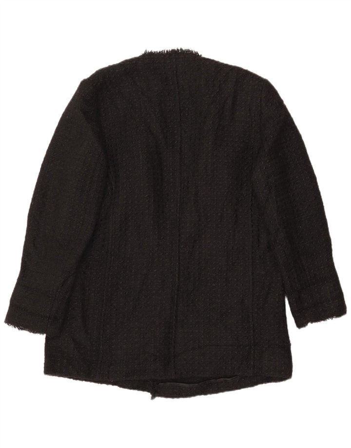 Giacca blazer da donna Massimo Dutti EU 42 grande acrilico nero