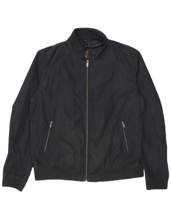 Giubbotto bomber da uomo Massimo Dutti UK 44 2XL Poliestere blu navy