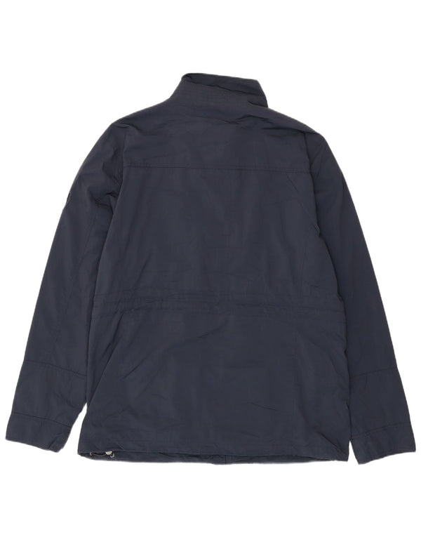 TOMMY HILFIGER Giacca utility da uomo UK 42 XL Poliestere blu navy