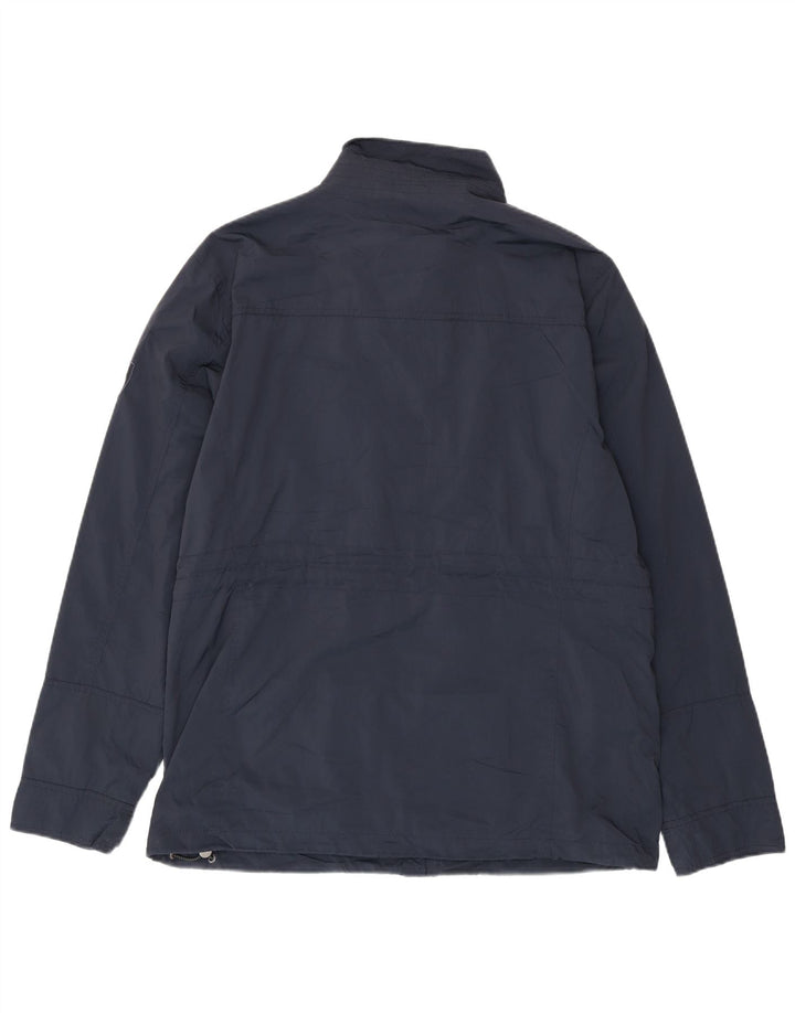 TOMMY HILFIGER Giacca utility da uomo UK 42 XL Poliestere blu navy