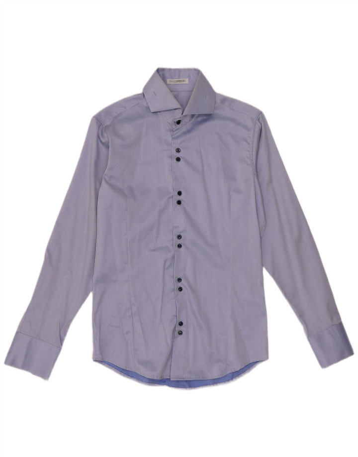 Camicia Uomo Naracamicie XS Blu Cotone Classica