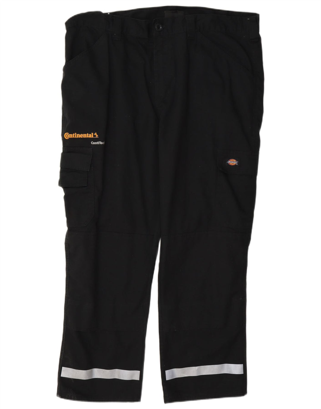 Pantaloni cargo dritti da uomo Dickies W40 L28 poliestere color block nero