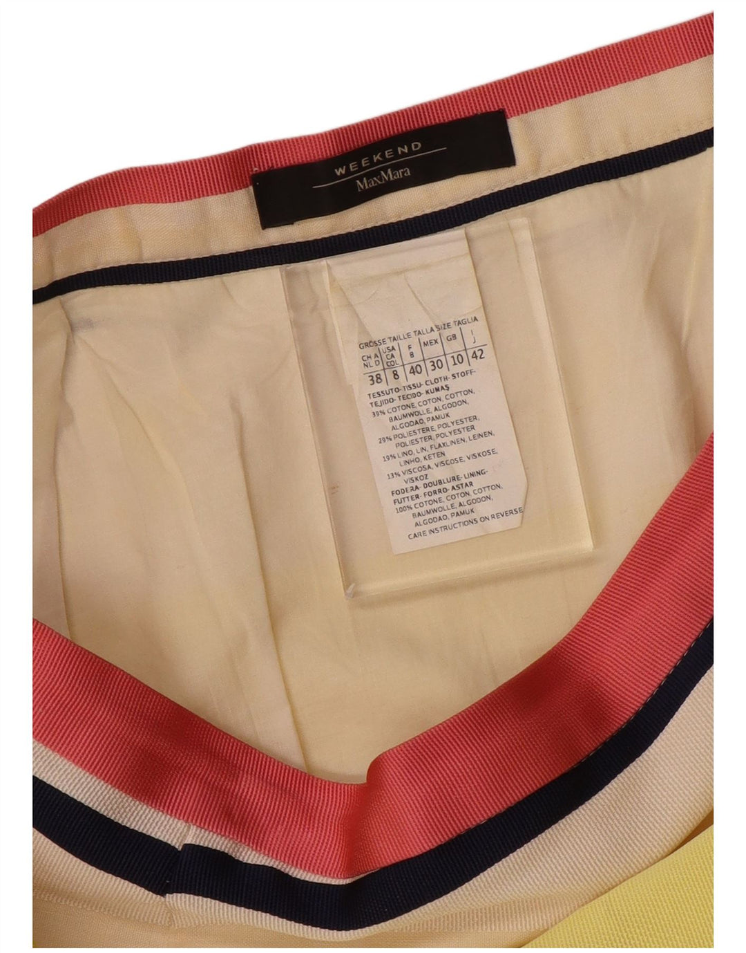 Gonna tubino da weekend da donna MAX MARA UK 10 piccola W28 multicolore