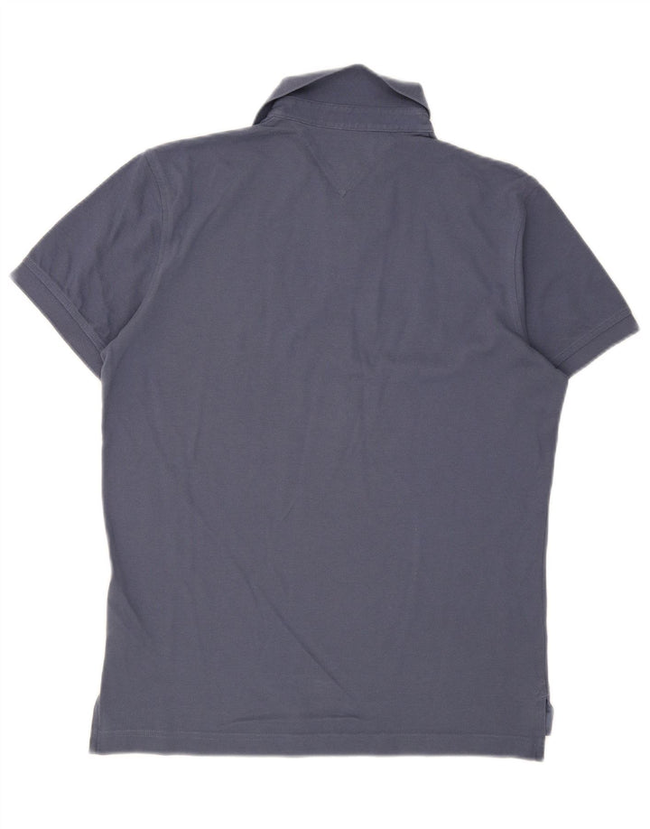TOMMY HILFIGER Mens Polo Shirt Medium Navy Blue Cotton Vintage Tommy Hilfiger and Second-Hand Tommy Hilfiger from Messina Hembry 