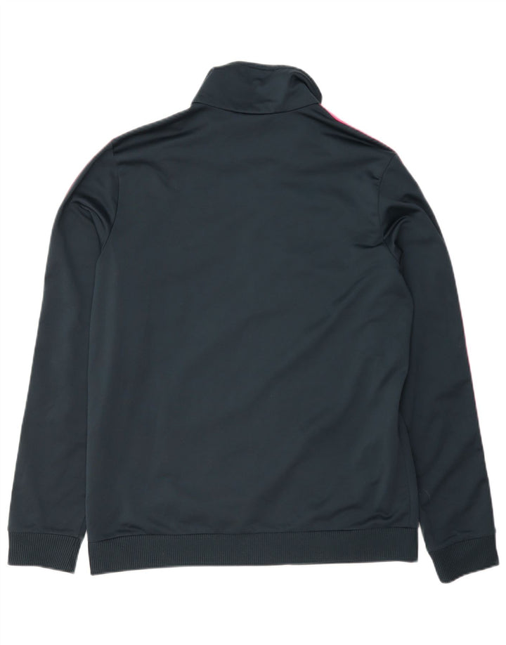 Giacca da tuta da donna Adidas UK 12/14 Poliestere blu navy medio