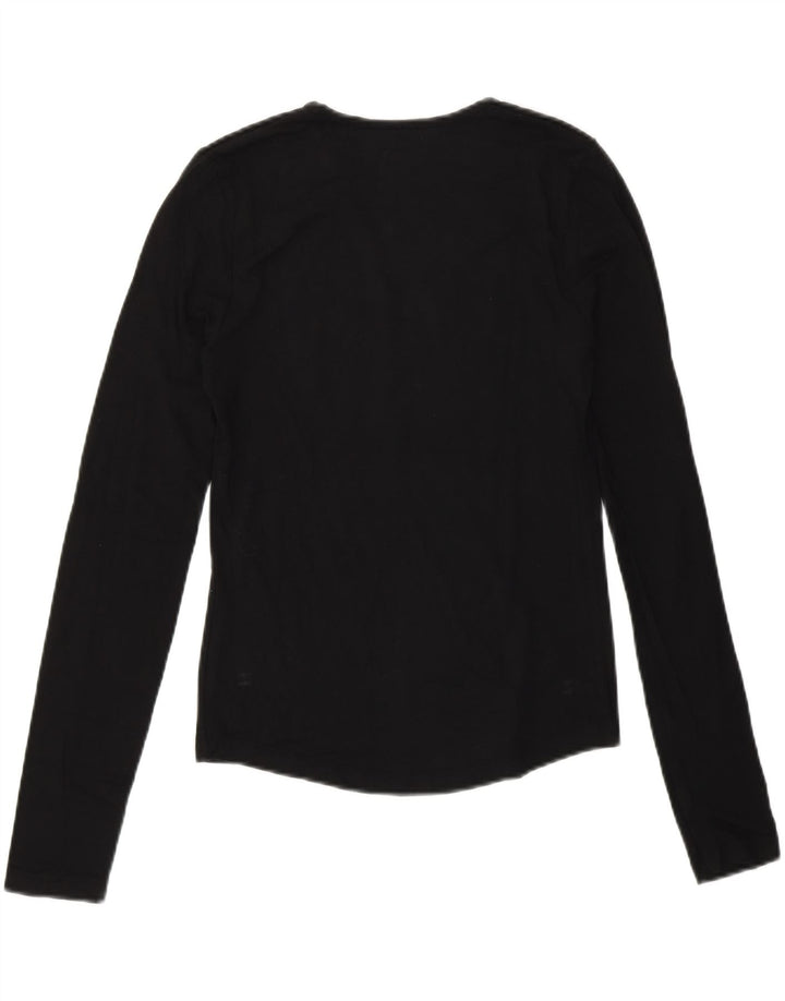 Guess By Marciano Top grafico da donna a maniche lunghe Taglia 3 XS Nero