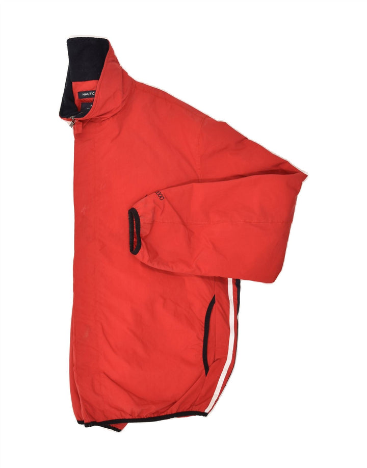 NAUTICA Mens Bomber Jacket UK 40 Large Red Nylon Vintage Nautica and Second-Hand Nautica from Messina Hembry 