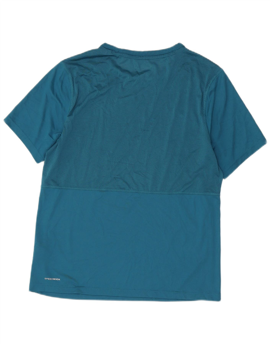 T-shirt Reebok da uomo Top Large in poliestere color block blu