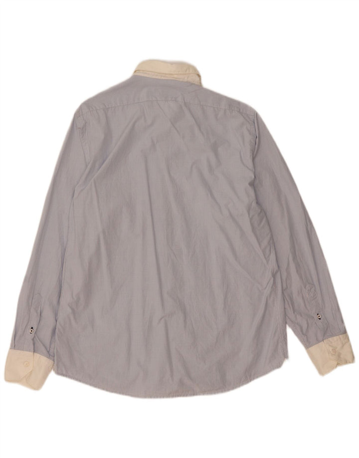 Camicia da uomo Jeckerson XL in cotone a quadri blu