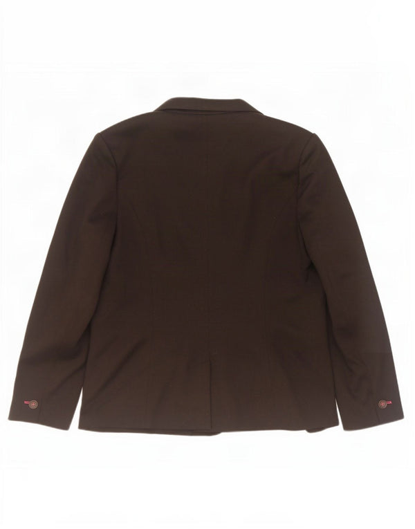Giacca blazer da donna a 1 bottone Joules UK 14 grande poliestere nero