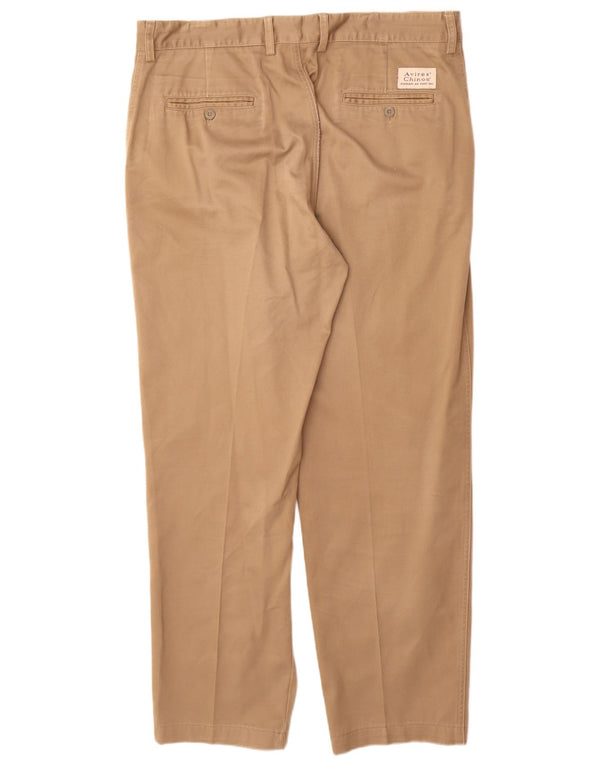 Pantaloni Avirex da uomo a gamba stretta W38 L32 Beige Cotone