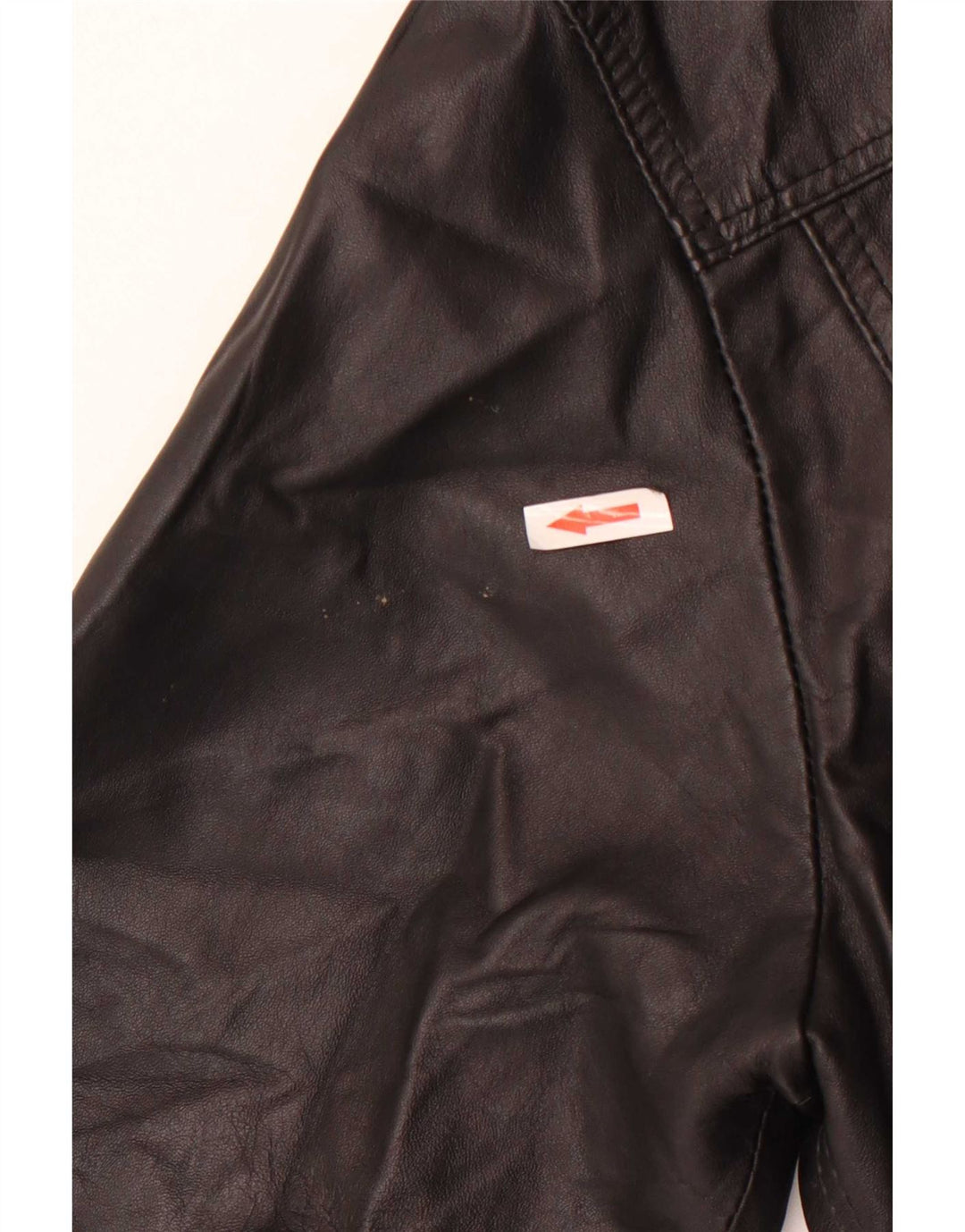 Giacca in pelle da uomo vintage IT 48 Medium Black