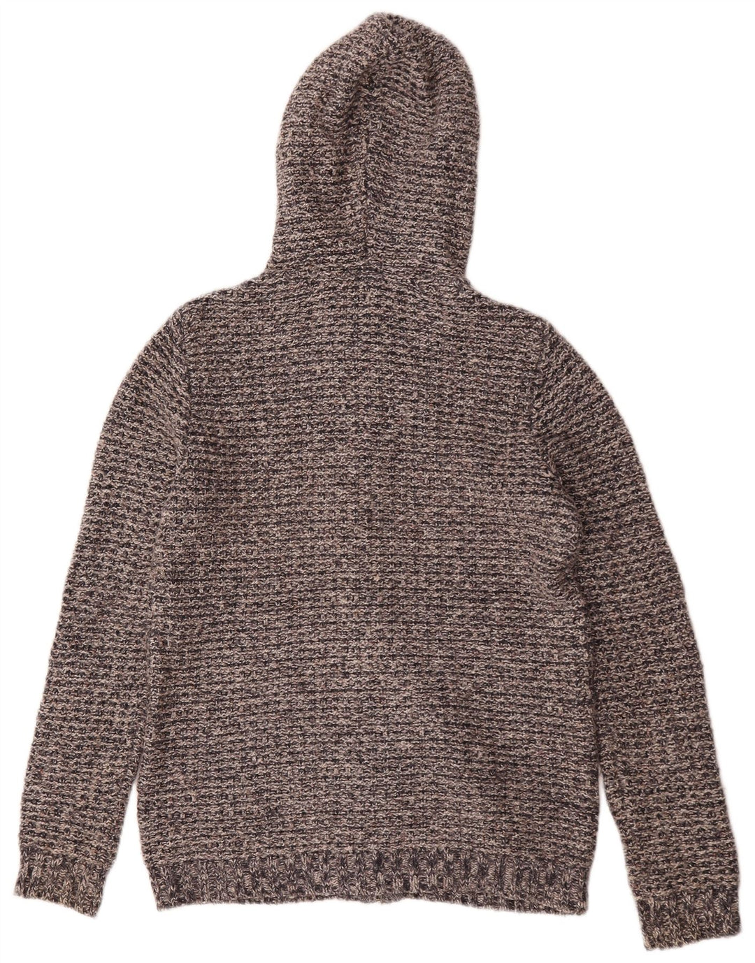 Maglione cardigan con cappuccio oversize da donna Fat Face UK 12 Grigio medio chiazzato