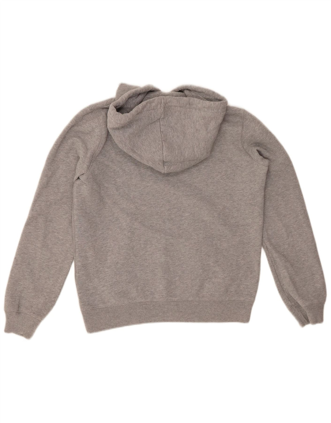 JACK WILLS Felpa con cappuccio grafica da donna UK 8 Small Cotone grigio