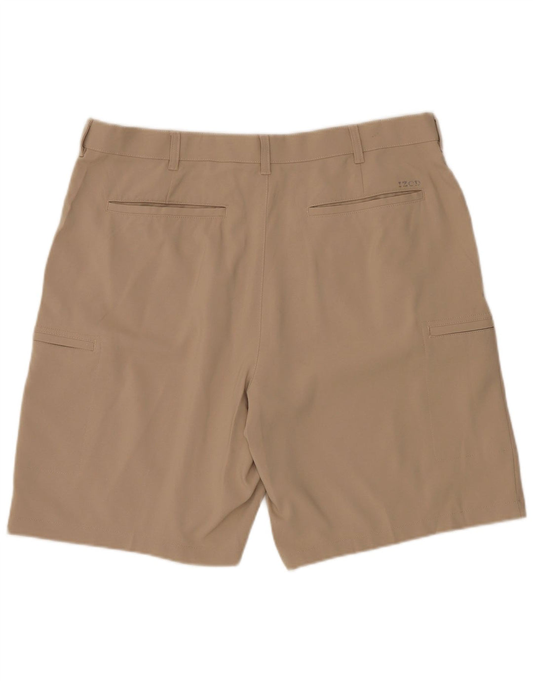 Pantaloncini cargo da uomo IZOD W38 XL Poliestere beige