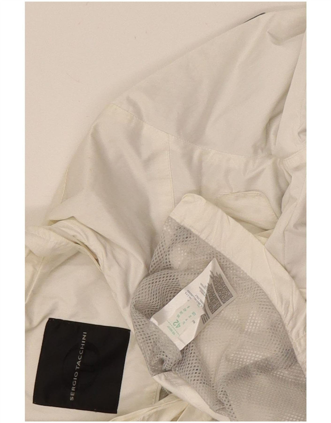 Giacca Utility Donna Sergio Tacchini IT 42 Poliestere Bianco Medio