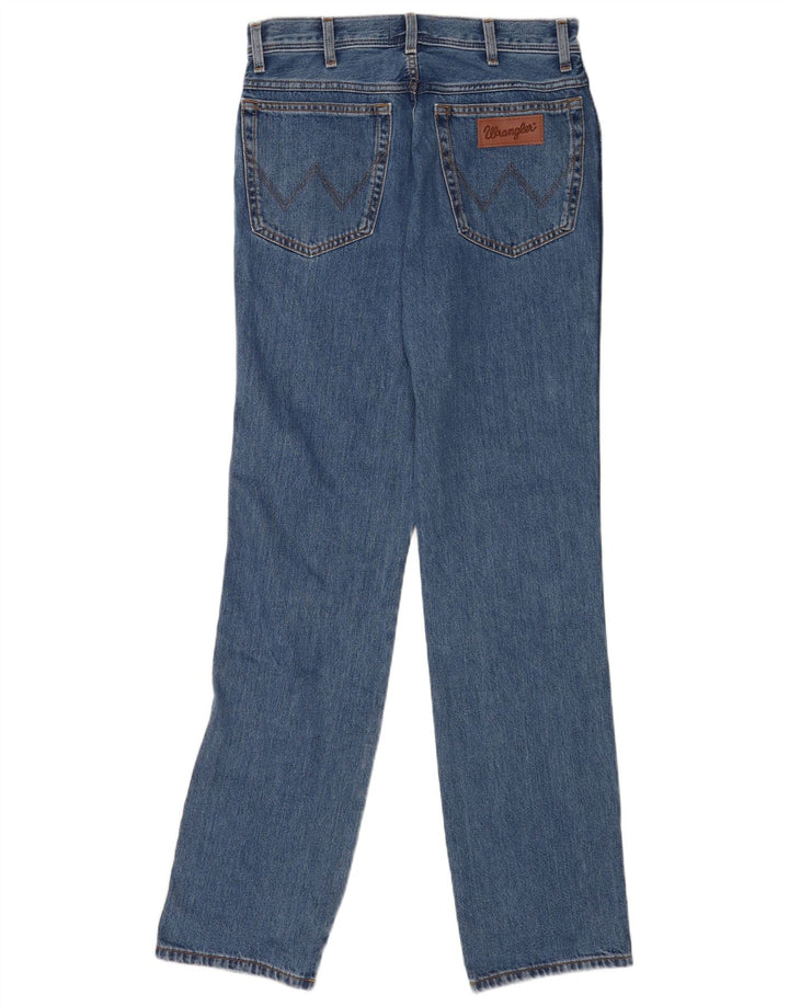 Jeans dritti da uomo Wrangler Texas W32 L36 cotone blu