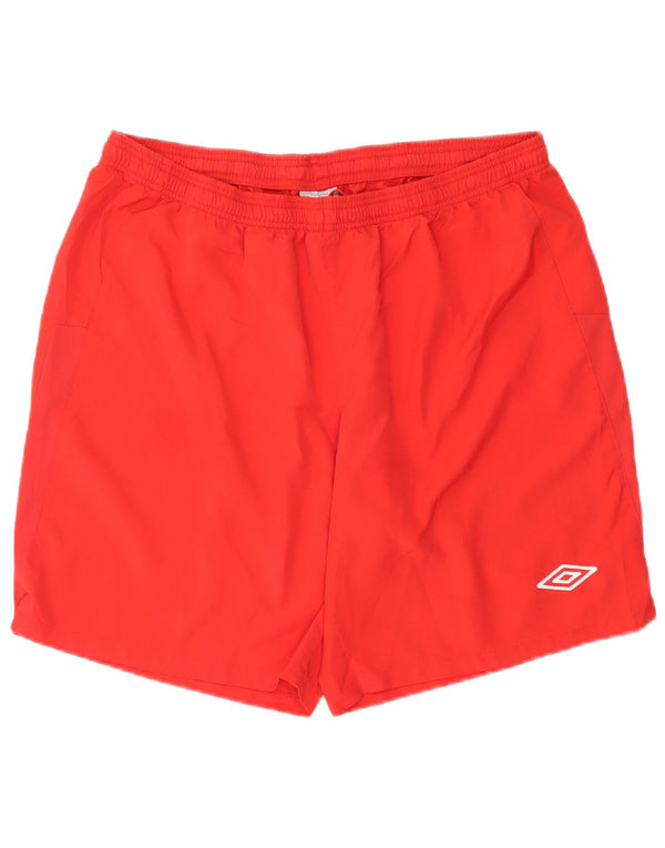 Pantaloncini sportivi da uomo Under Armour 2XL rosso poliestere