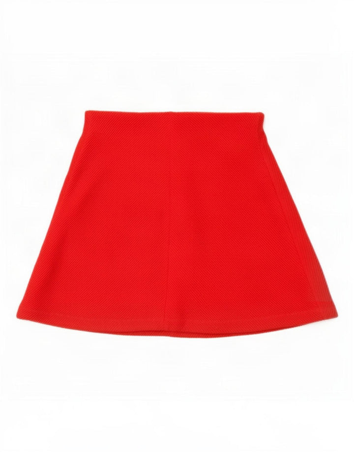 Minigonna Trafaluc da donna Zara piccola W26 poliestere rosso