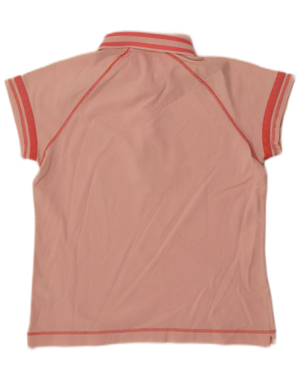 Polo Donna Sergio Tacchini IT 46 Large Cotone Rigato Rosa